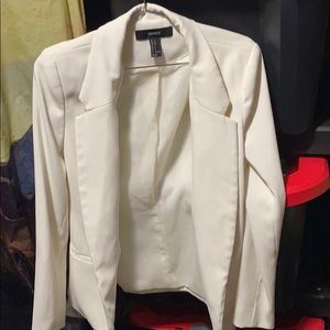 Small Forever21 white blazer
